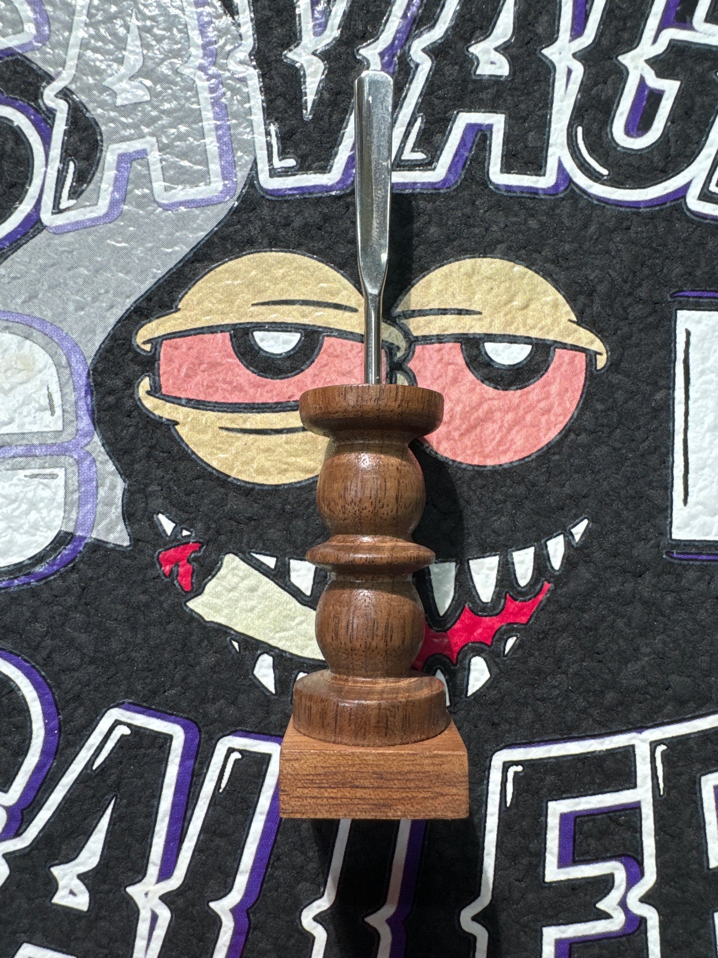 Wood wiz carved handle Dab tool