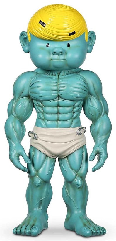 MINDSTYLE Ron English Menace Hulk Green Limited PVC Model Figure