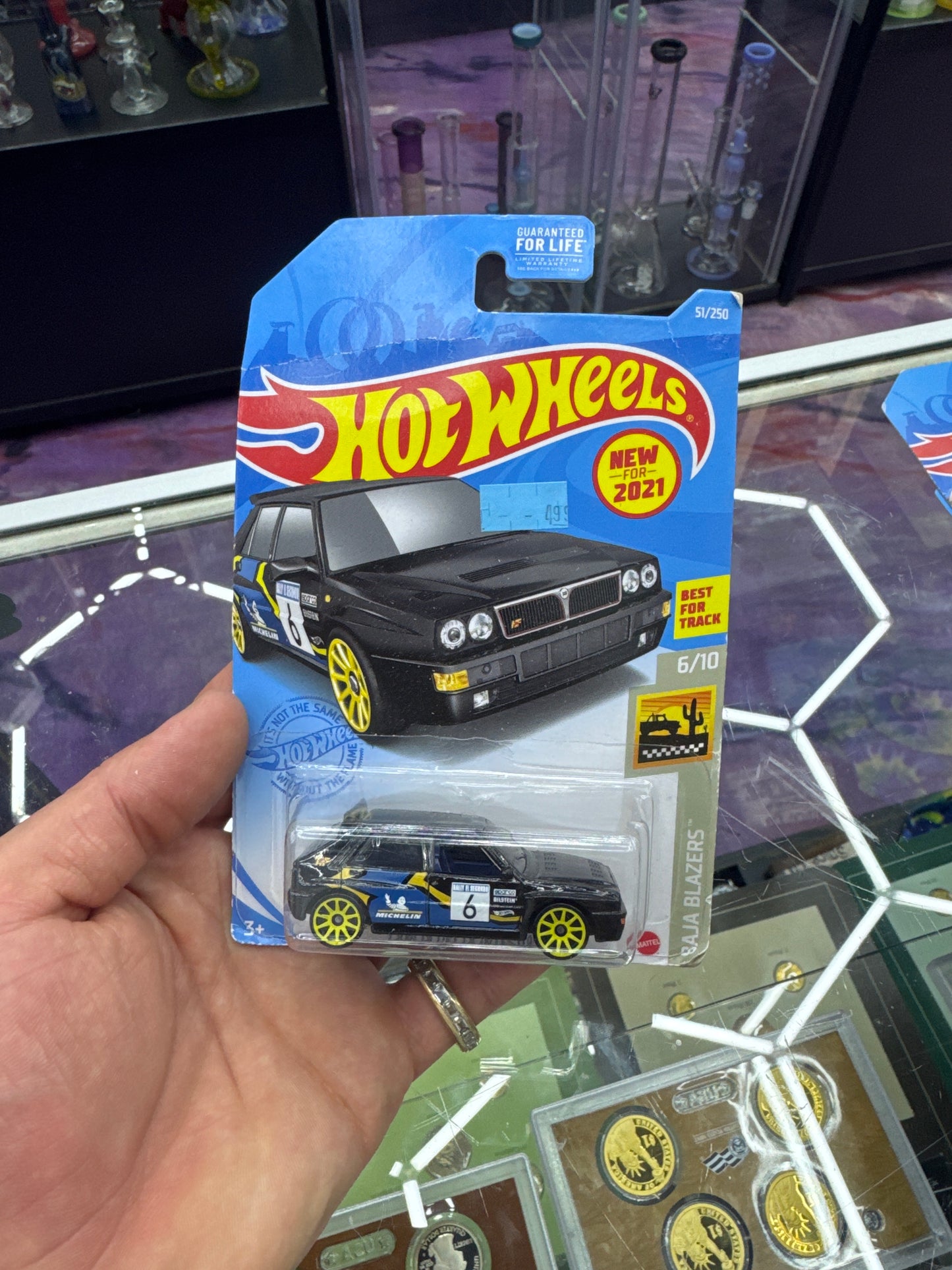 Hot Wheels Lancia Delta Integrale Black #51 51/250 2021 Baja Blazers 6/10