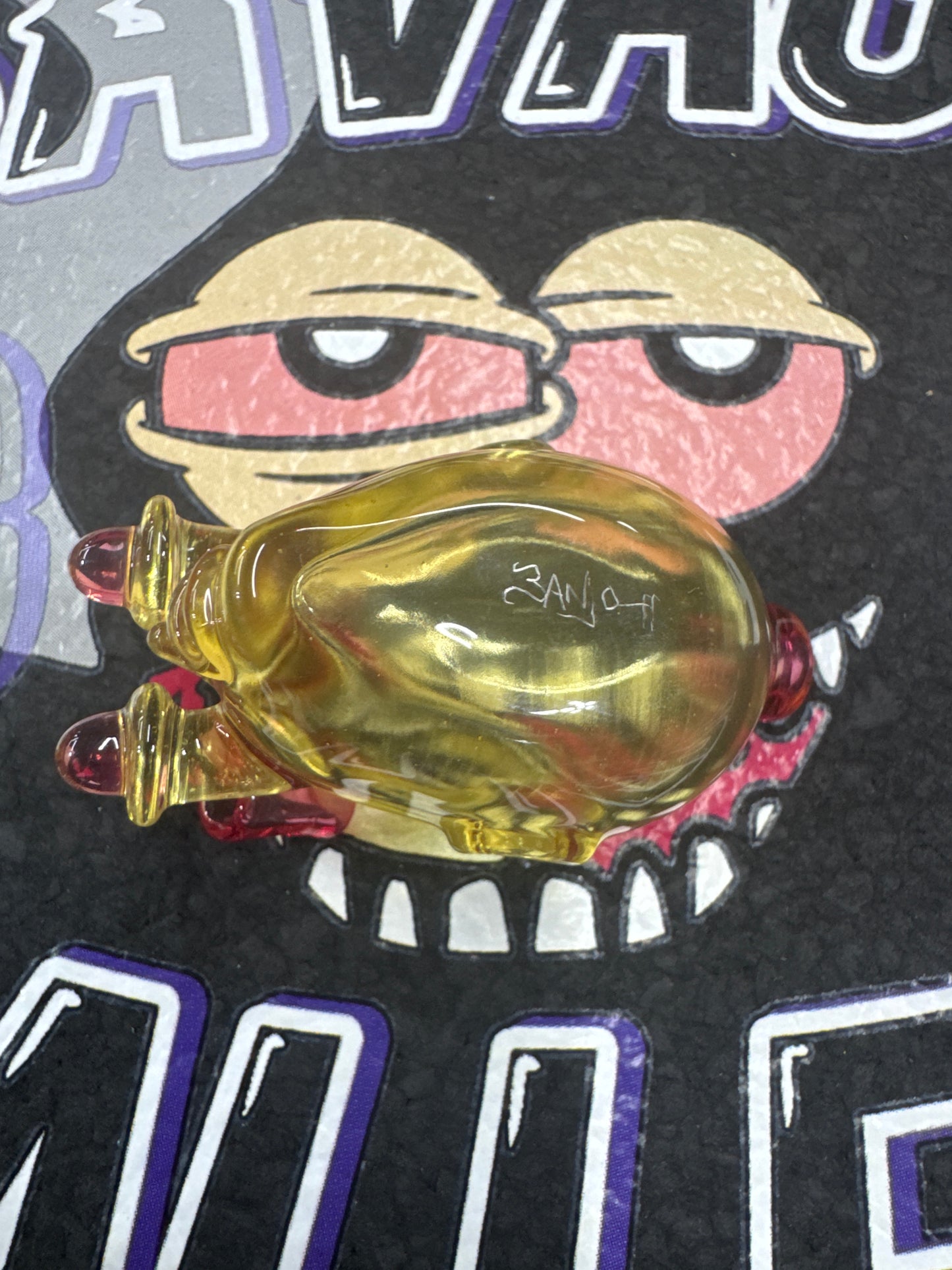 Banjo x saki bomb Glass Bubble 30 mm cap & Pendant