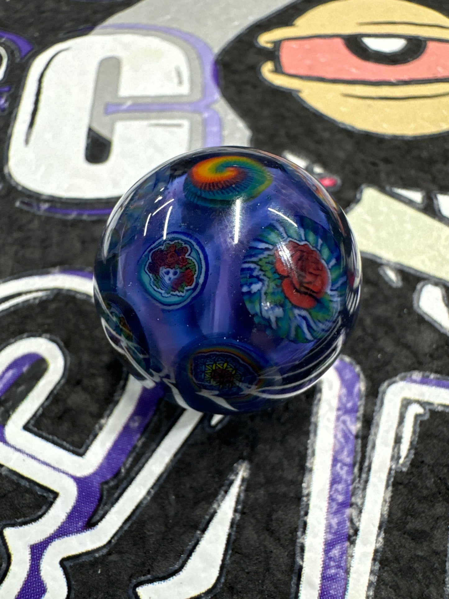 RoseRoad Glass Marble 2