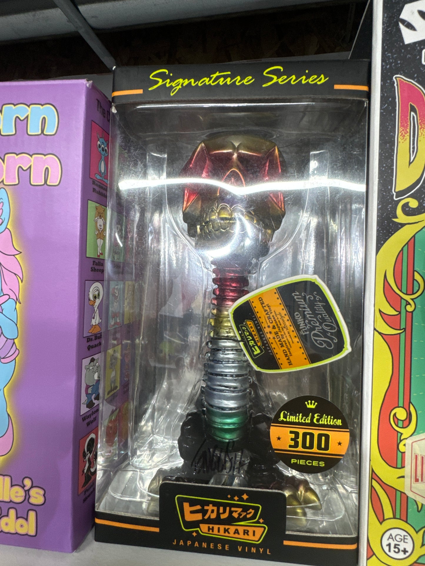 Ron English Hikari (Black Rainbow) vinyl toy/sculpture