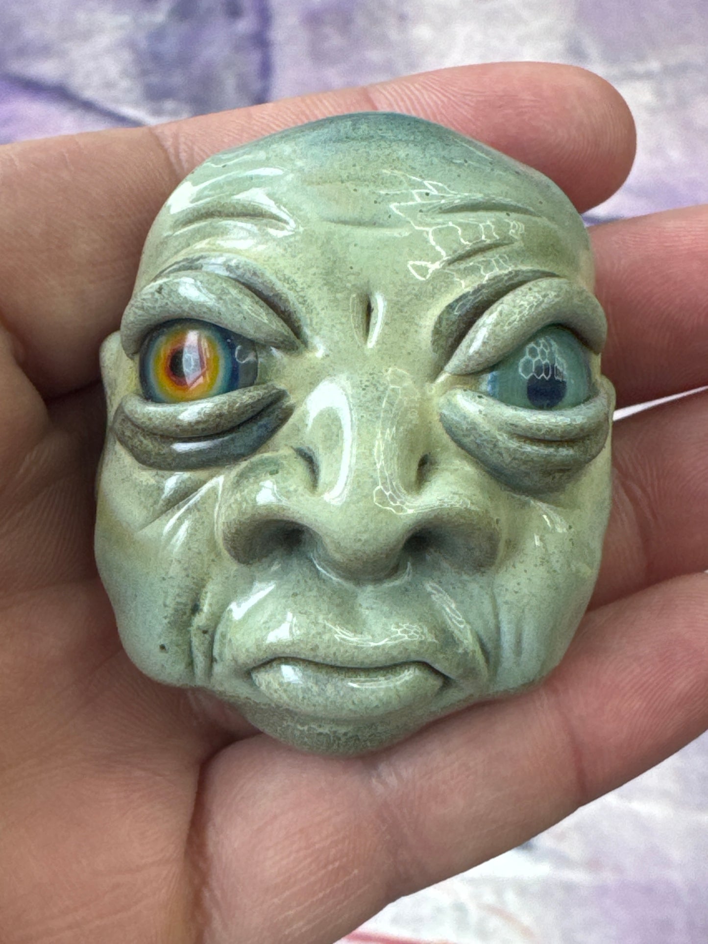 Mr.voorhes glass pendant