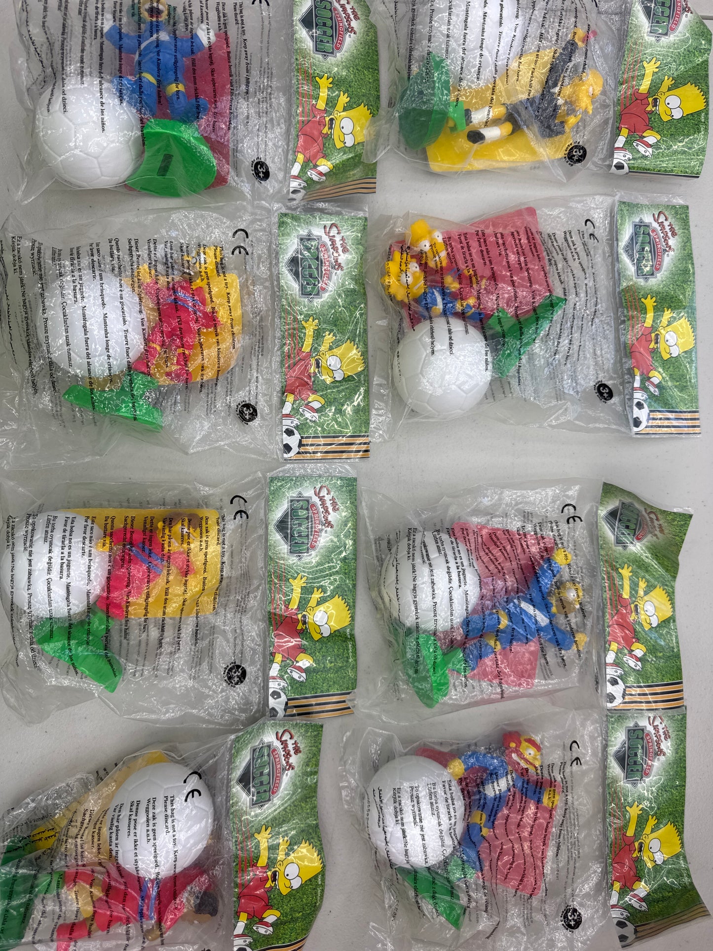 The Simpsons Springfield Soccer Figures