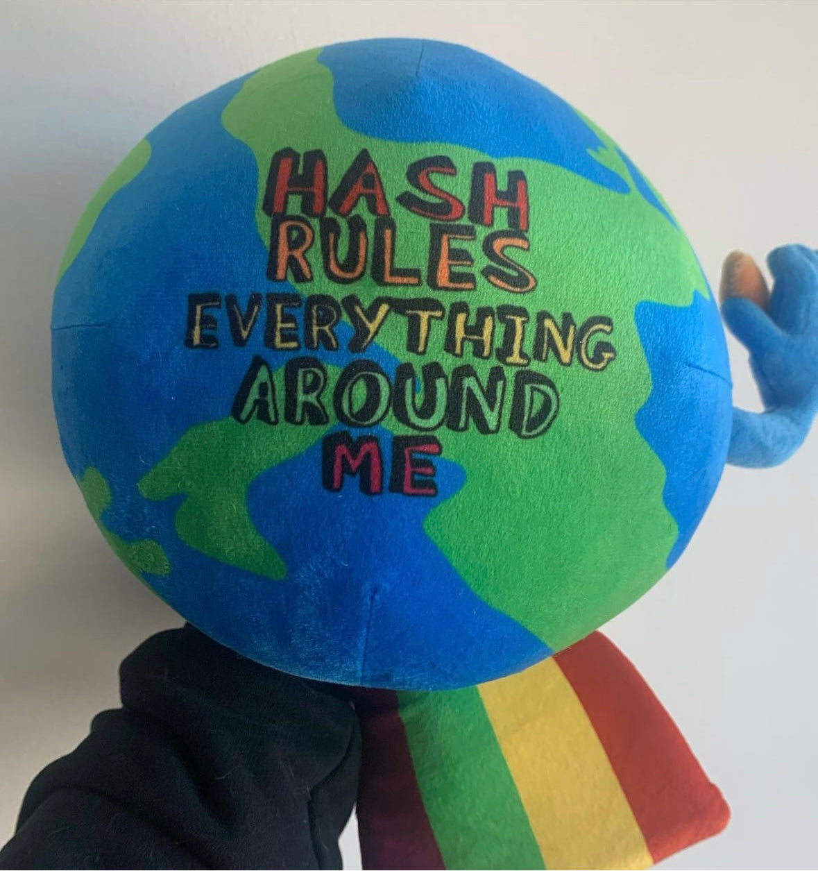 Puking HREAM Earth plushie
