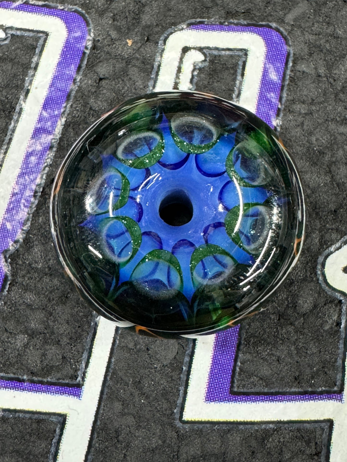 Trav the marble man pendant/bead