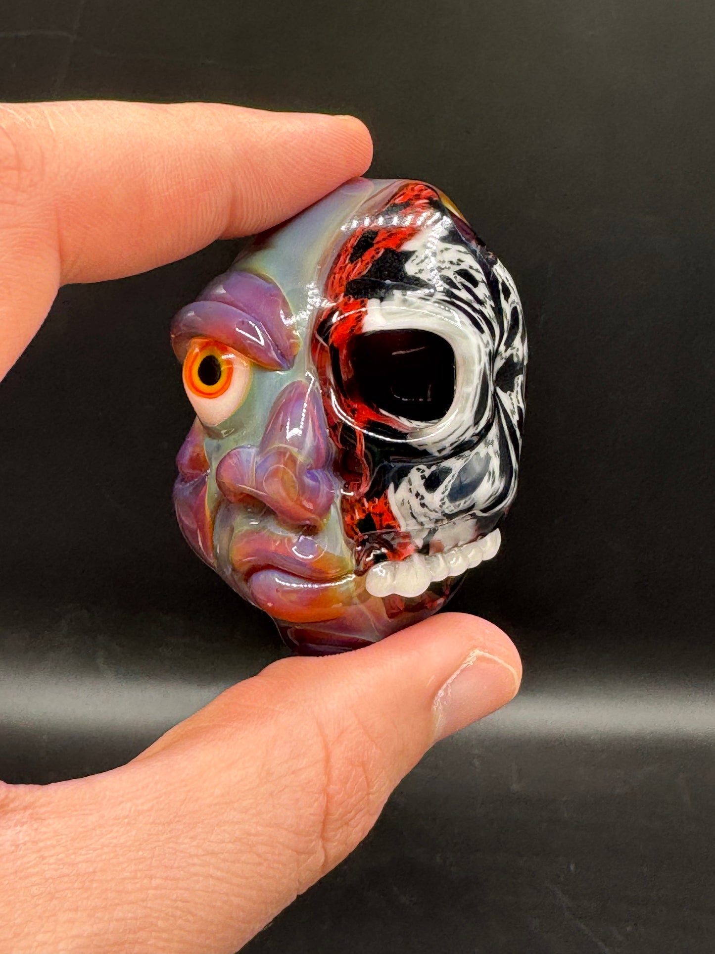 Crunklestein Glass x Mr.Voorhes Glass pendant