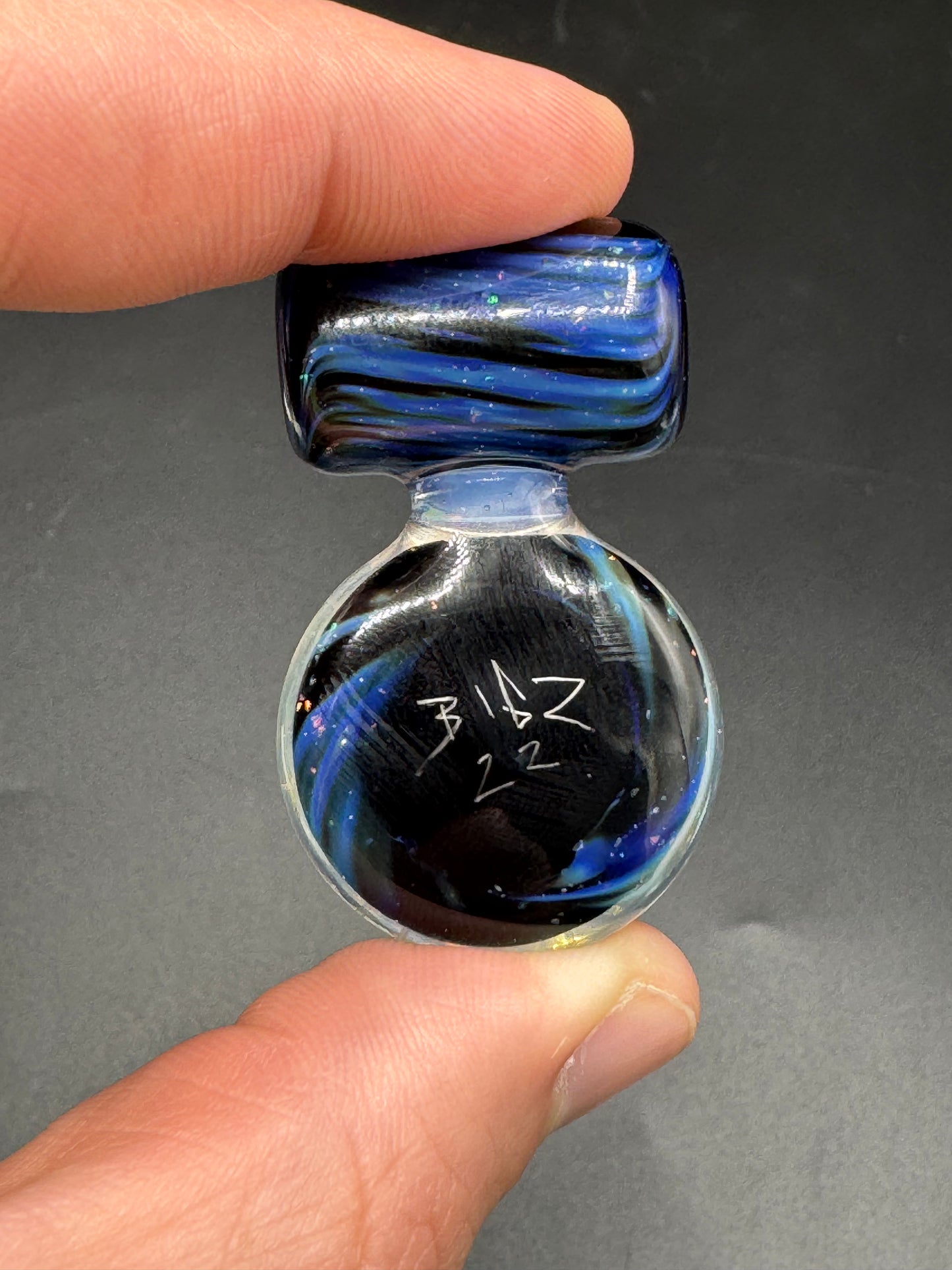 Big Z glass pendant