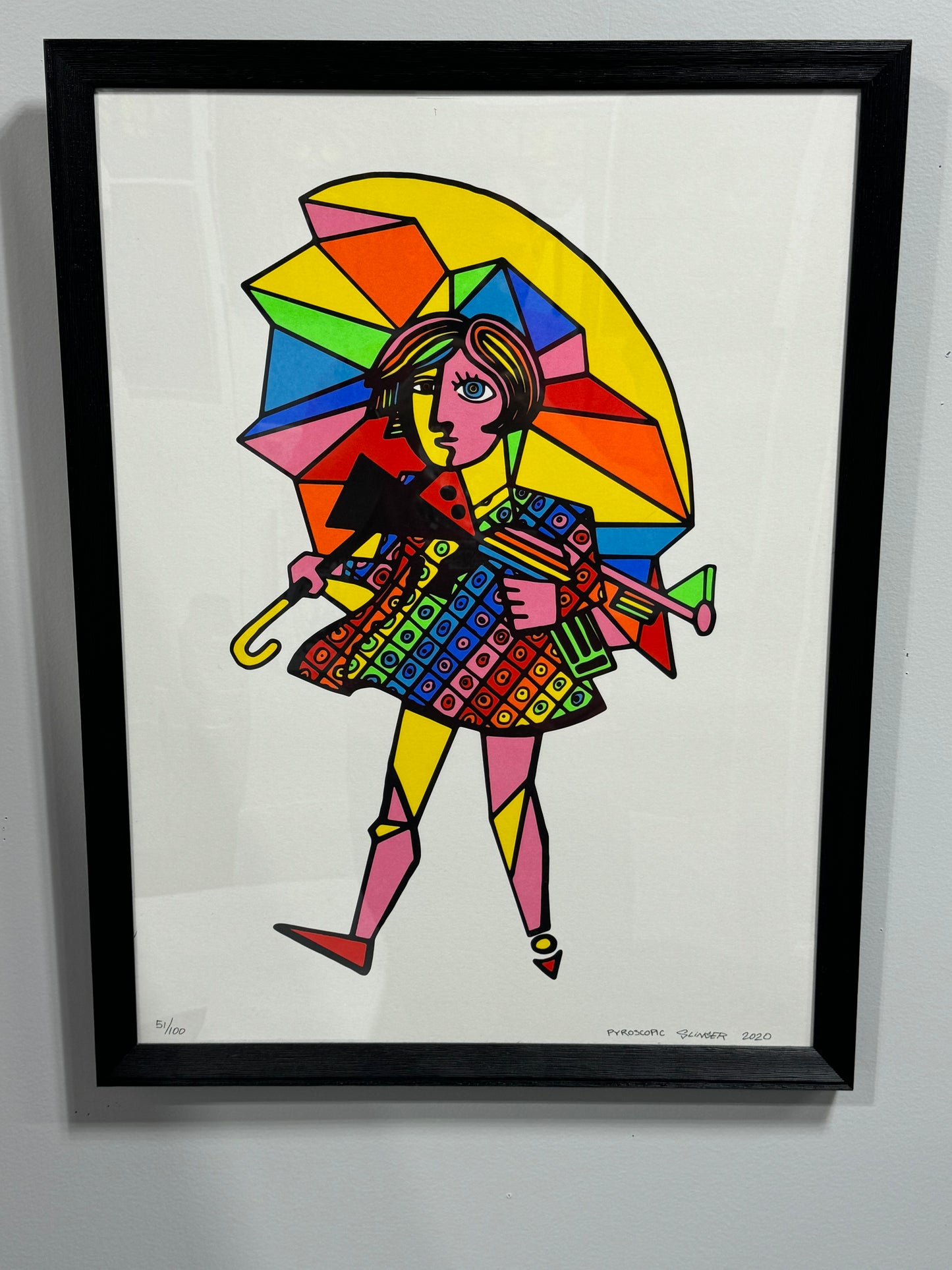 Slinger Prints discontinued prints due to copyright of Morton salts girls and assorted amount of sizes n styles