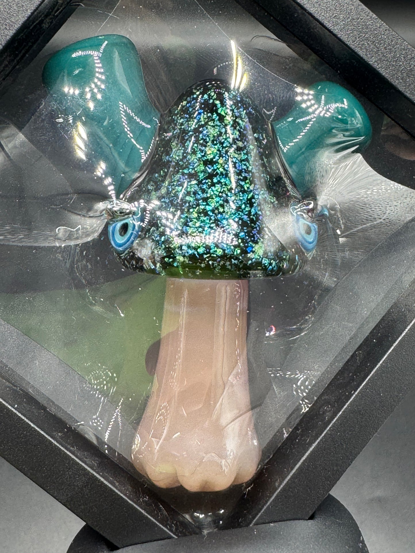 Lerk The World Glass Mushroom Paperweights