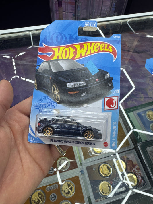 HOT WHEELS HW J-IMPORTS 98  SUBARU  IMPREZA 22B STI-VERSION -h6