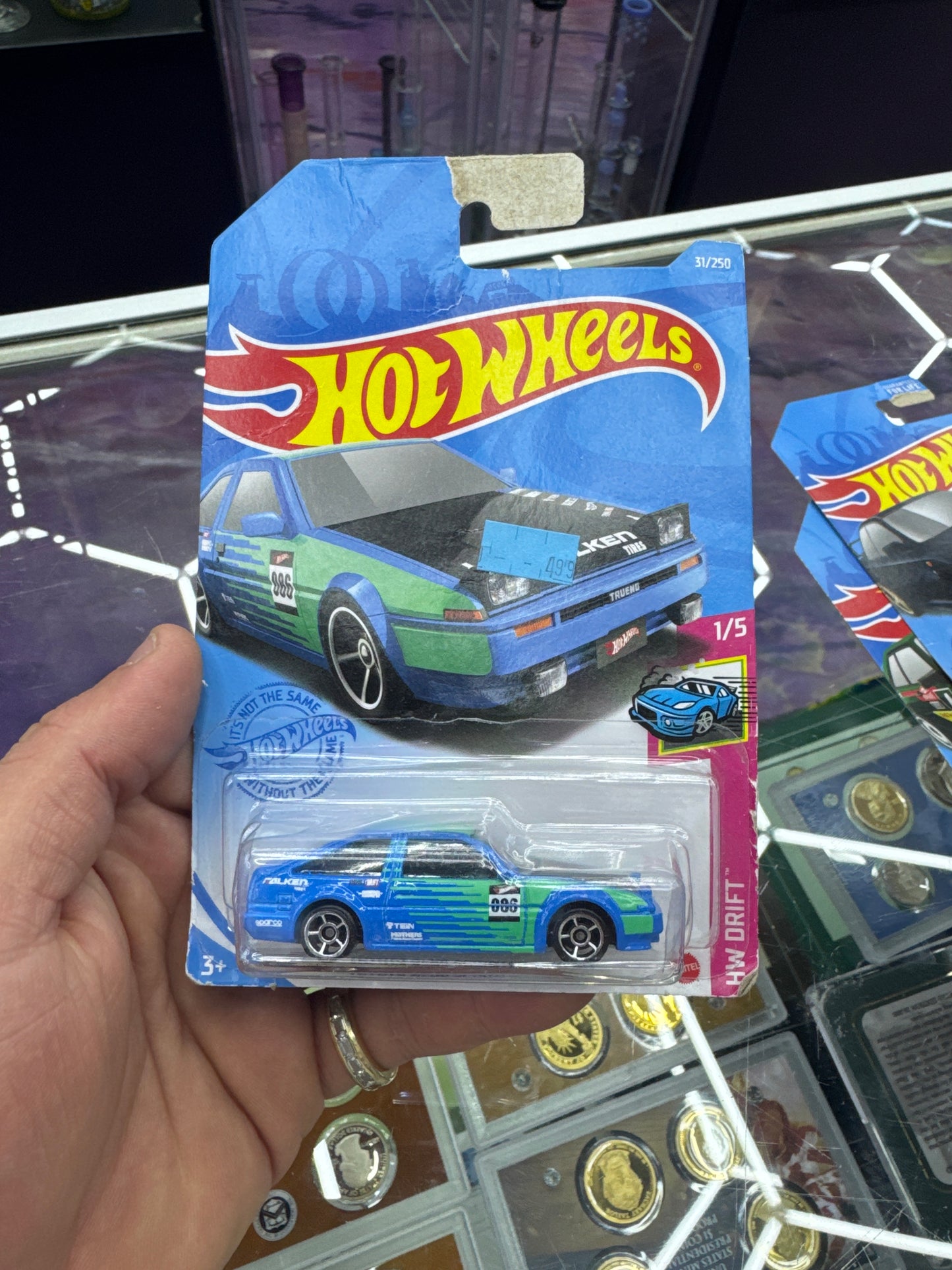 NEW Hotwheels Toyota AE86 Sprinter Trueno 31/250 HW Drift 1/5
