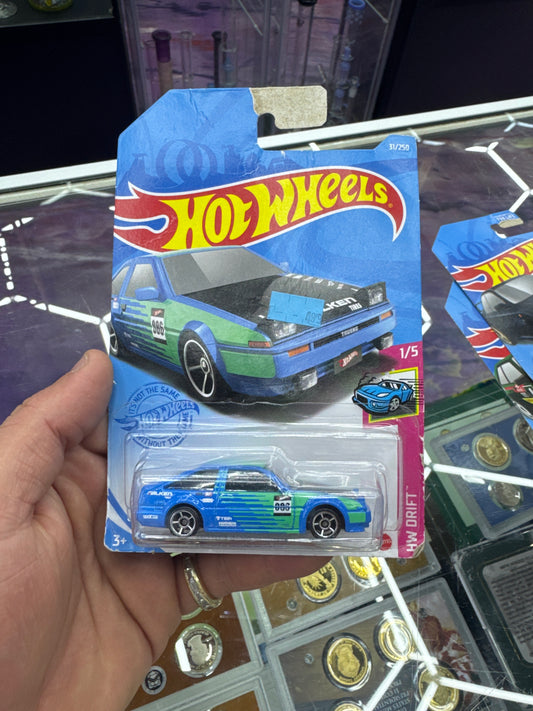 NEW Hotwheels Toyota AE86 Sprinter Trueno 31/250 HW Drift 1/5