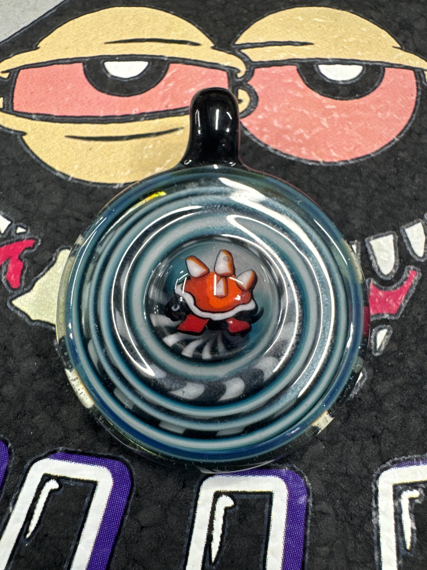 Micro x bc glass Workshop Glass Pendant