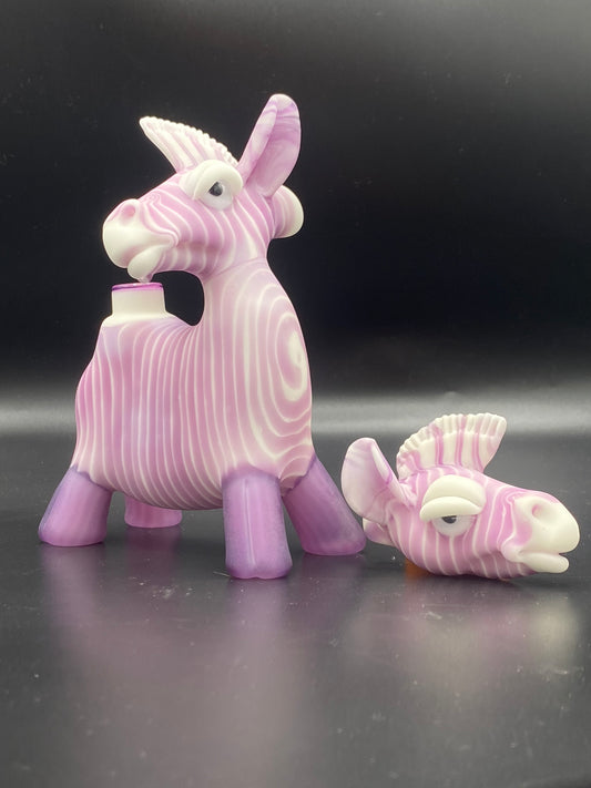 Robertson Glass pink zebra