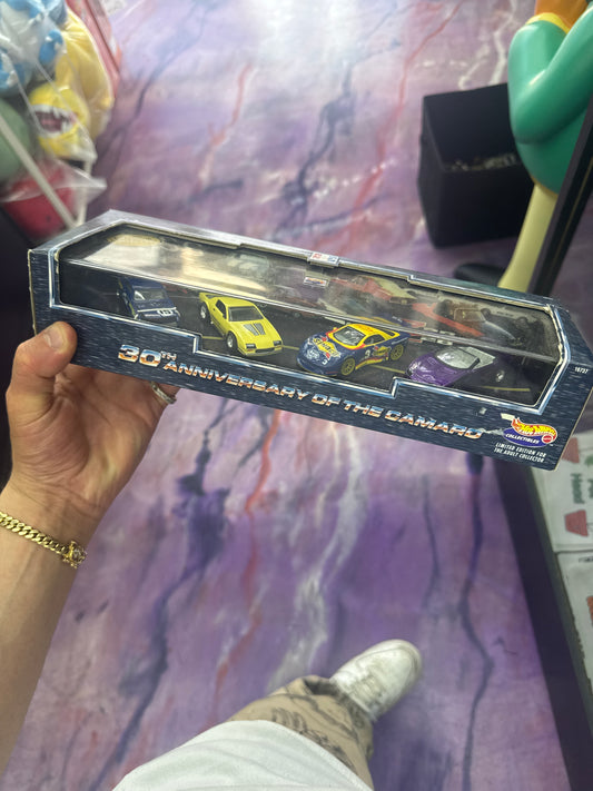 1997 Hot Wheels 30th Anniversary 4 Car CAMARO set  New In Box