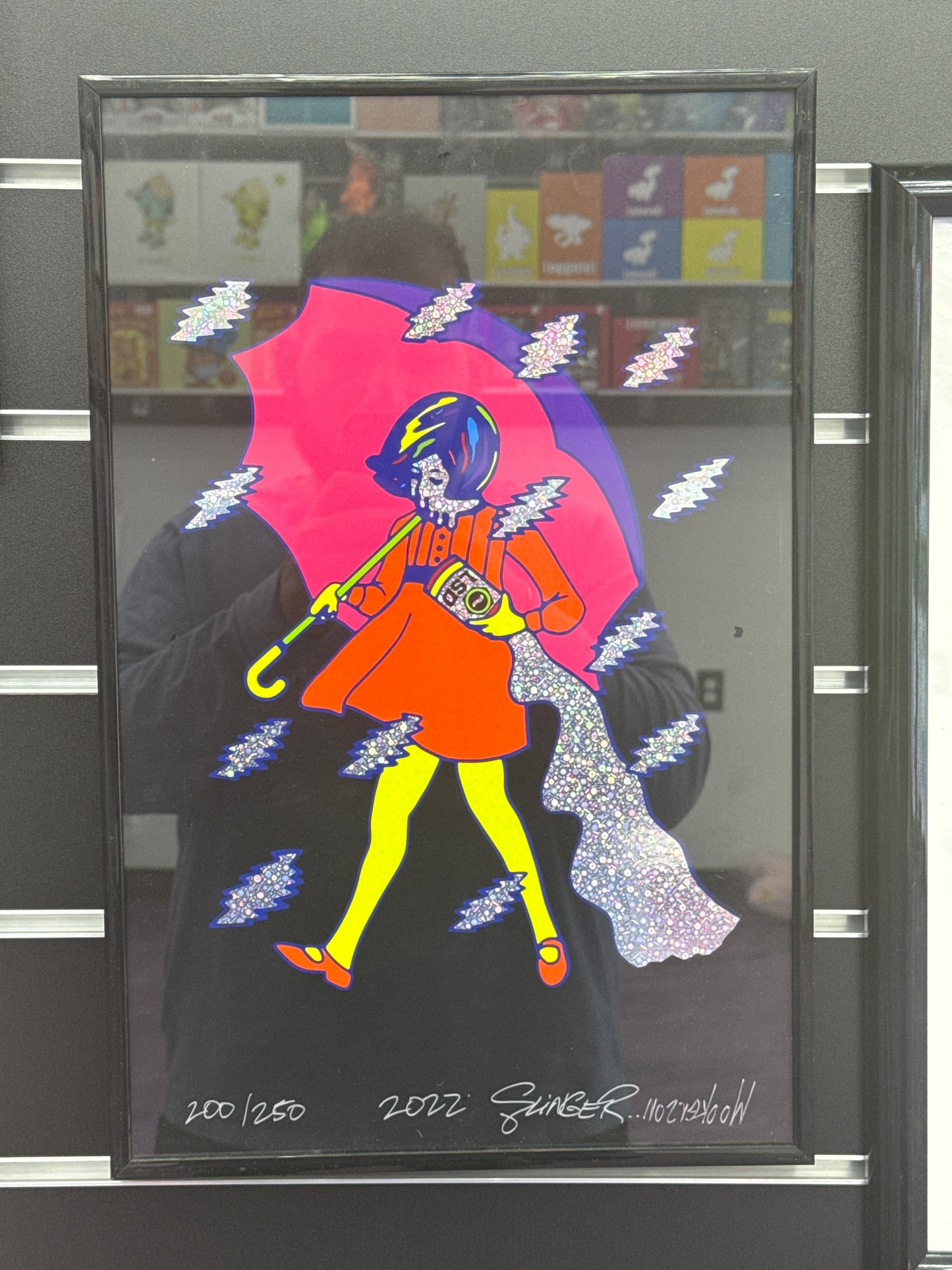Slinger Prints discontinued prints due to copyright of Morton salts girls and assorted amount of sizes n styles