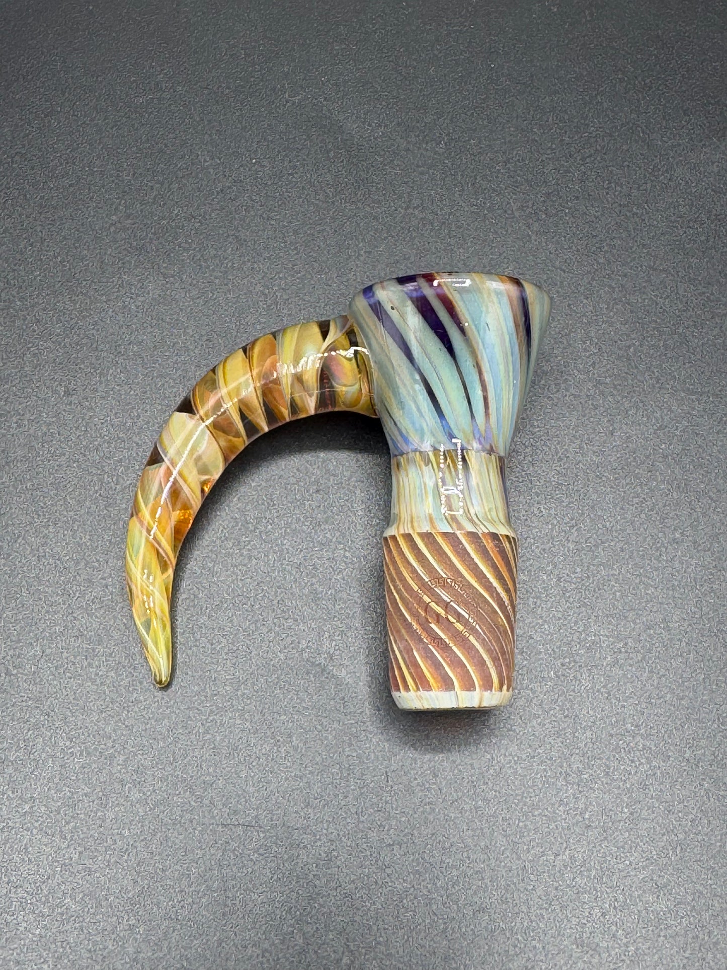 Greek Glass Flower Slides
