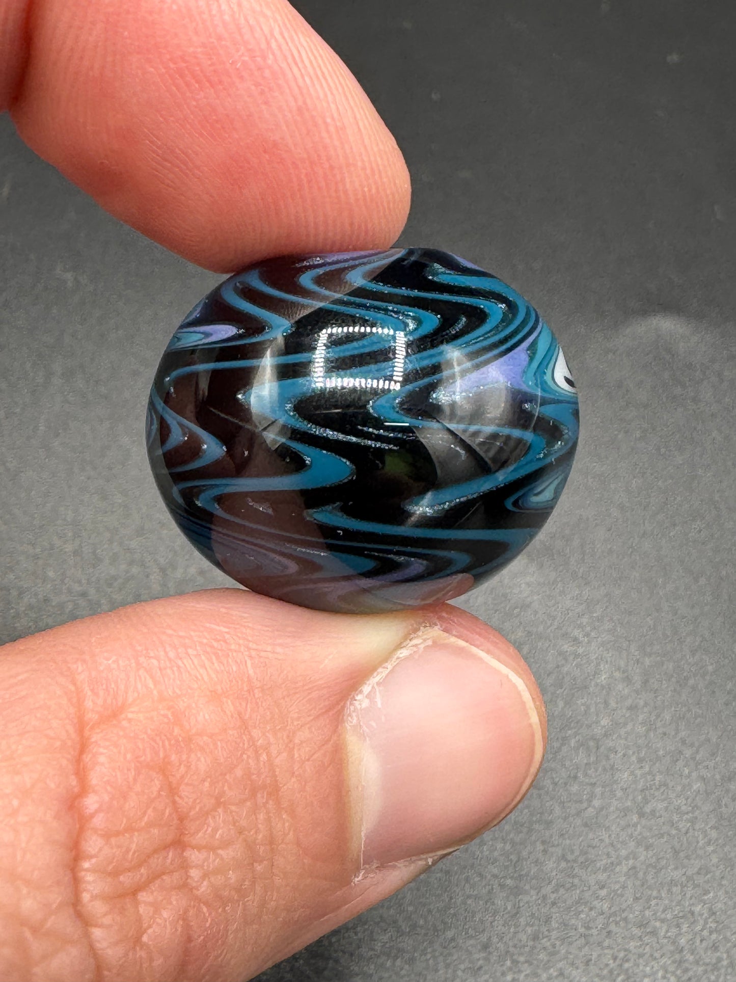 Blueberry Glass Bead