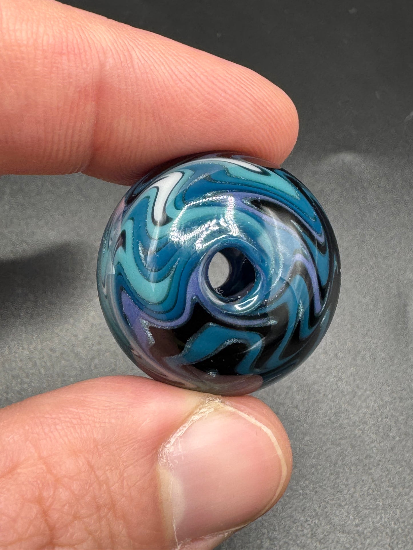 Blueberry Glass Bead