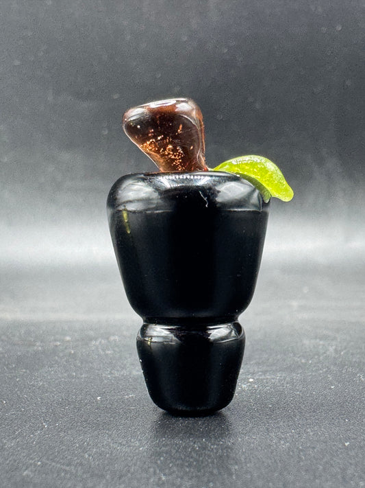 Glass apple tops