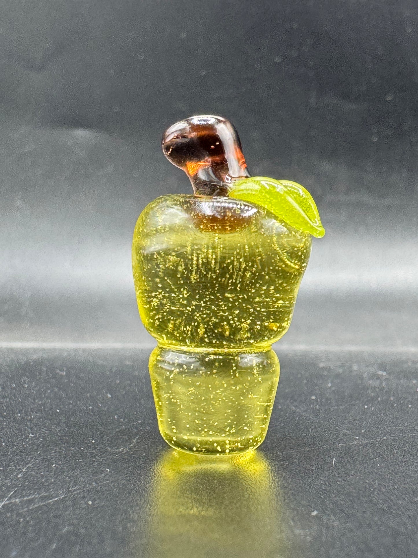 Glass apple tops