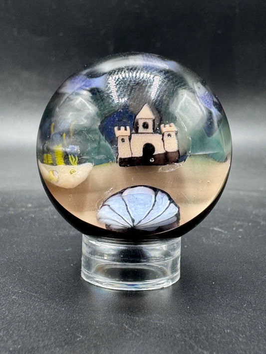 SandCastle Glass Marble