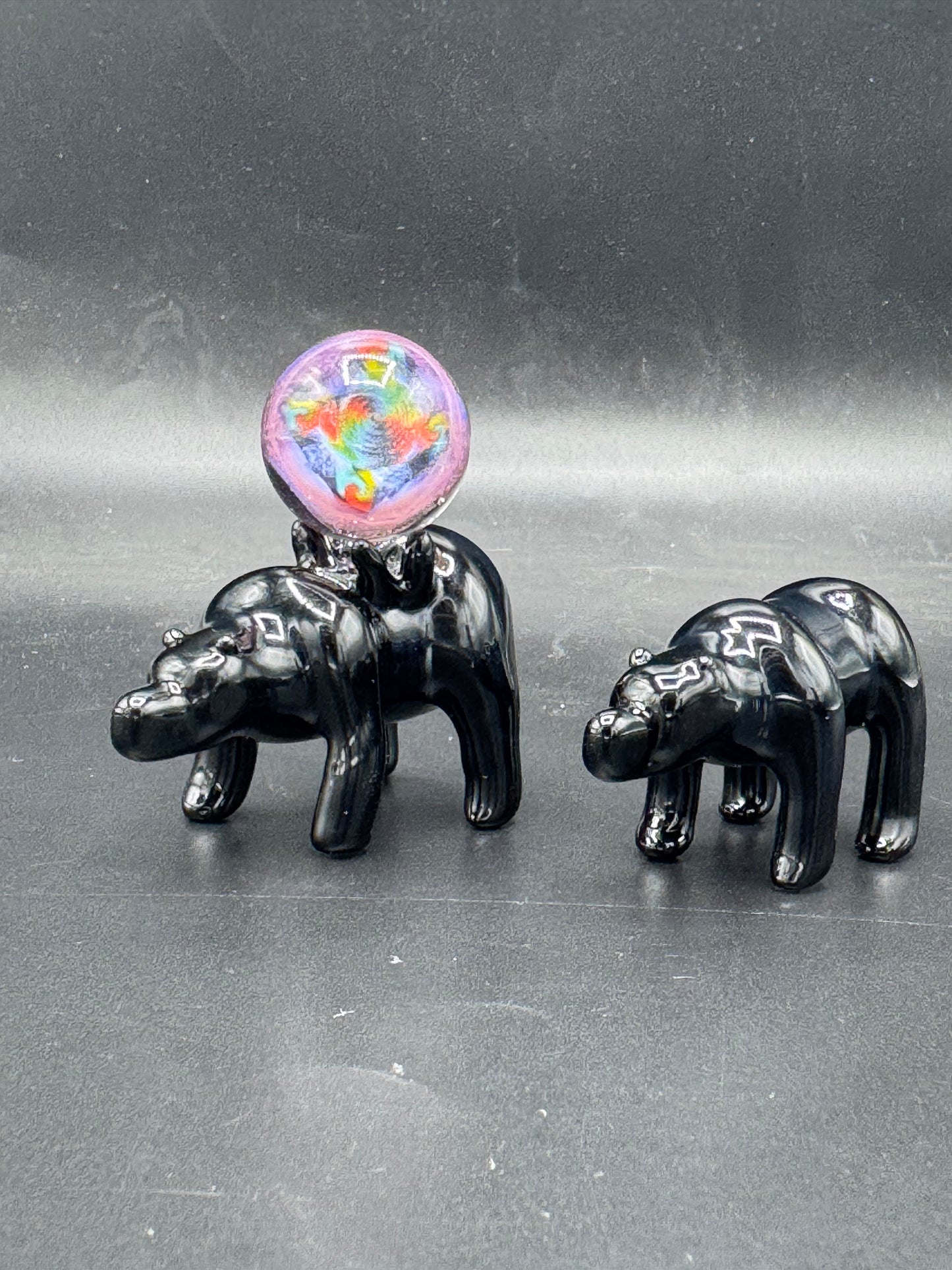 Ogie Glass Bear-set