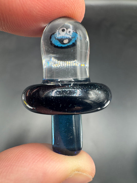 Cookie Monster Glass control Tower Cap