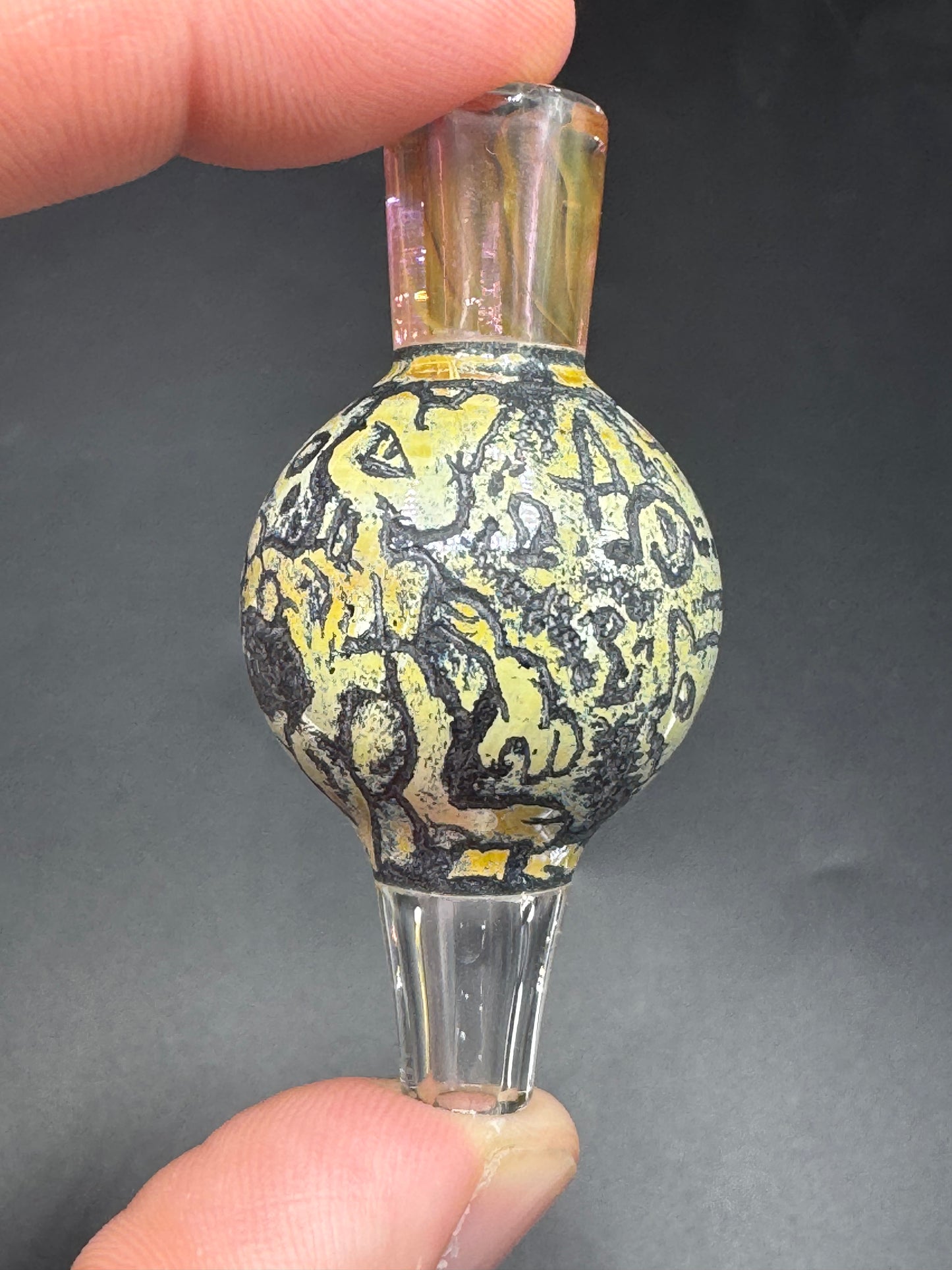 Trevy metal glass bubble cap