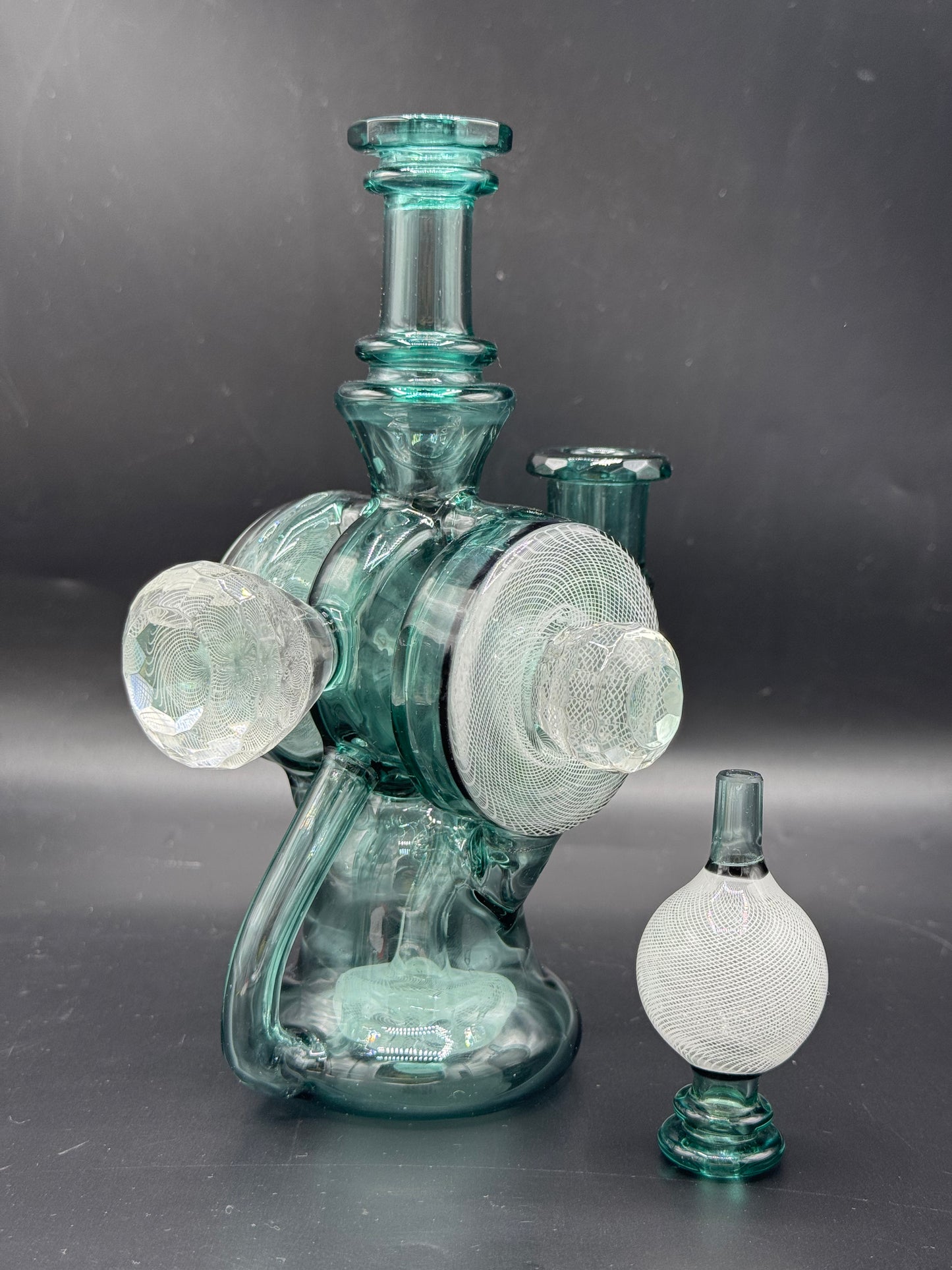 Blue soldier glass