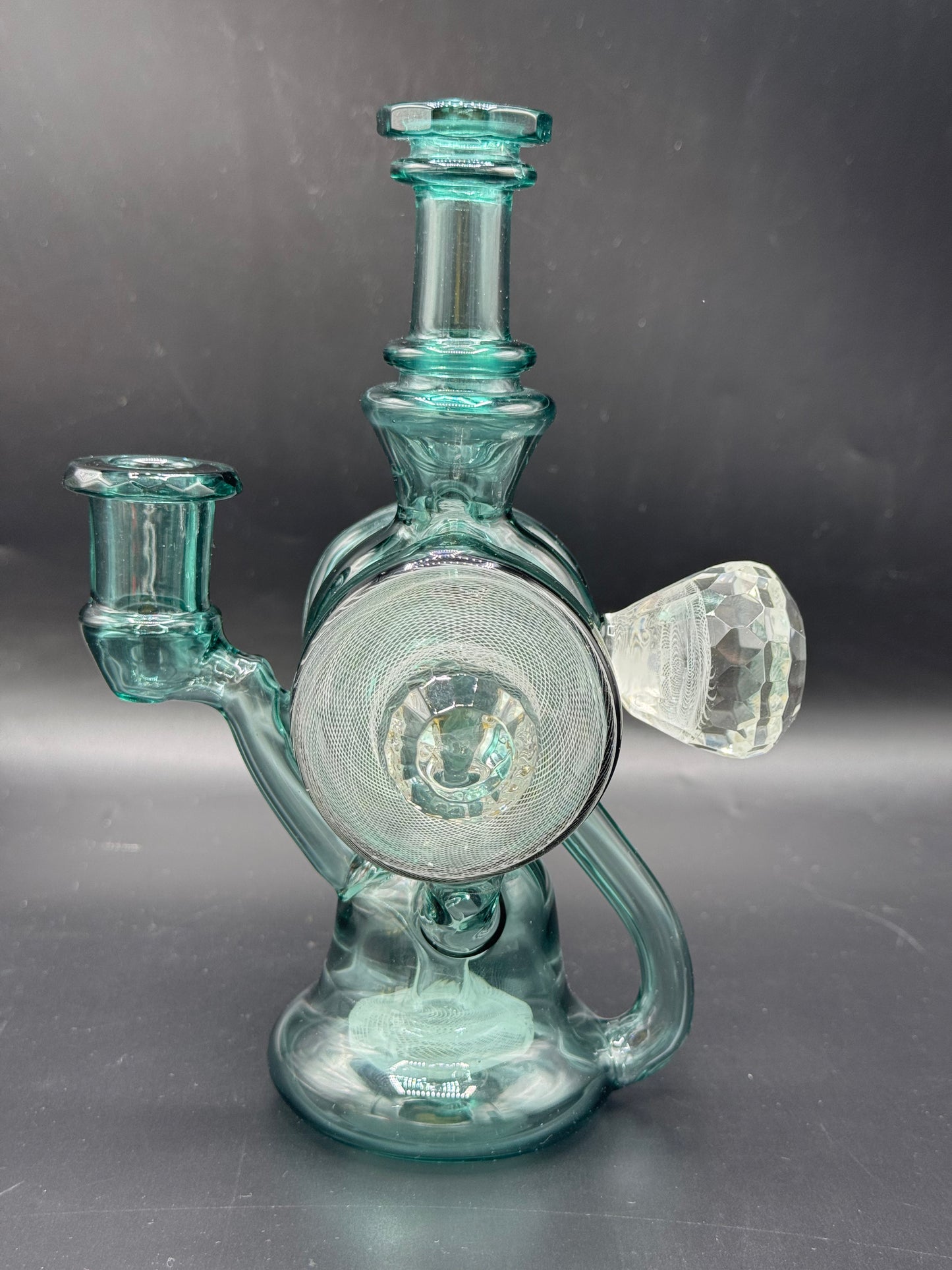Blue soldier glass